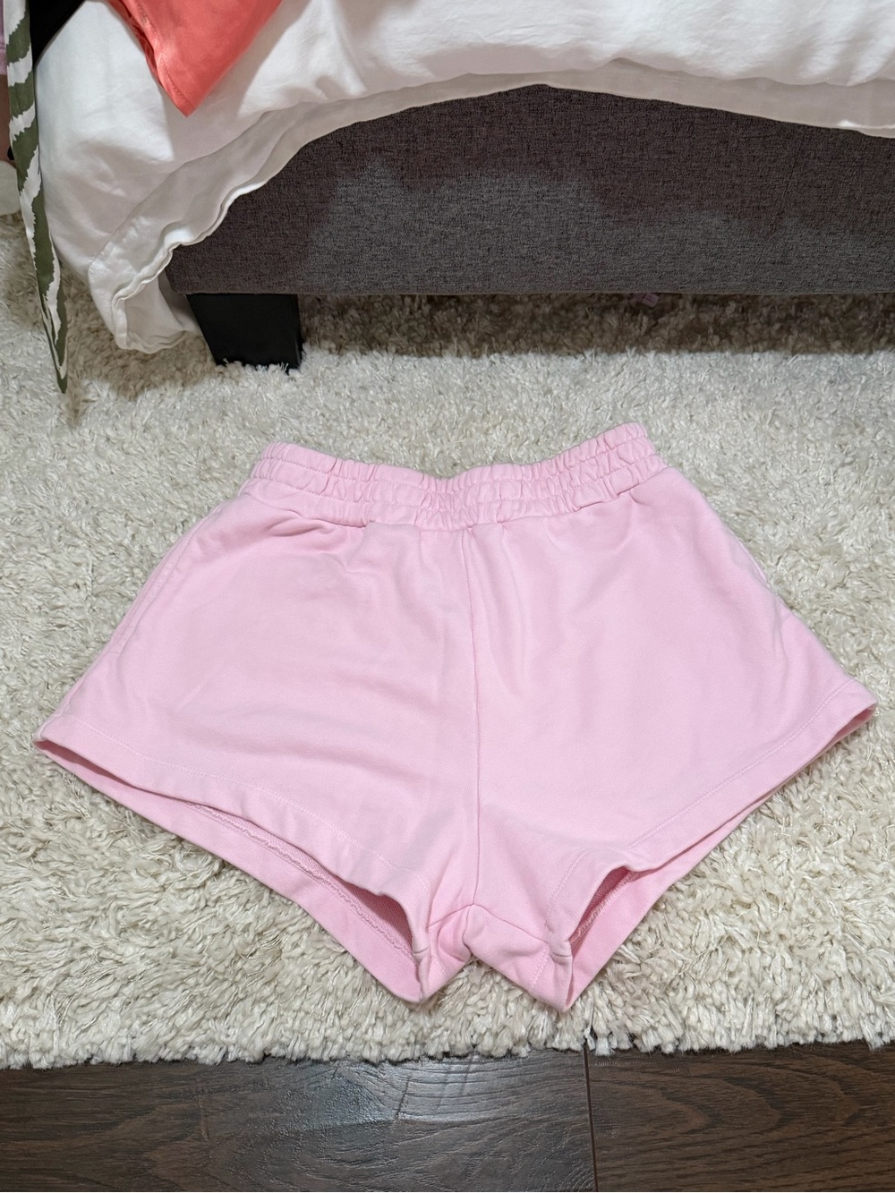 Daily Drills Elastic Waist Pink Lounge Shorts